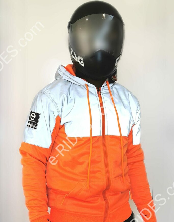 e-RIDES lazyrolling performance jacket orange